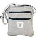 Tribe Azure Fair Trade Hemp Crossbody Purse Hobo For Women Men Small Bag Canvas Mini Shoulder Handbag Multi Pocket Messenger