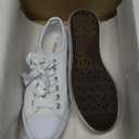 Canvas Shoes for Women Casual Low Top Women's Fashion Sneakers for Women (7, White)