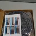 Garage Door Seal Top and Sides, 40 FT Universal TPE Weather Stripping Garage Door Trim Seal Weatherproofing Garage Door Seals with Nails and Lids in Black