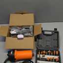 THINKWORK Router Tool, 6.5 Amp 1.25 HP Wood Router for Woodworking, Trim Router with 15 Pieces 1/4" Router Bits Set