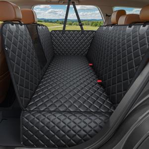 URPOWER 5 in 1 Dog Car Seat Cover for Back Seat, Waterproof Dog Hammock with Mesh Window and Side Flap Pet Car Seat Protector Dogs Backseat Cover for Cars, Mid-Size SUVs & Trucks, Standard - 54" Length