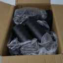 Homienly Wheat Straw Plates and Bowls Sets, Dishes Set for 8, Wheat Straw Dinnerware Set for Kitchen 32-Piece - Deep Plates Sets, Cereal Bowls with Drinking Cups, Microwave and Dishwasher Safe, Black