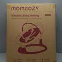 Momcozy 2-in-1 Electric Baby Swing, Dual-Arm Support System & Parent-Inspired Motions, Convertible to Toddler Seat up to 66 lbs, Adjustable Height, Lightweight, Khaki