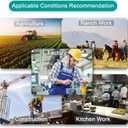 Men's Work Boots Steel Toe Soft Toe Waterproof Slip On Anti-Puncture Slip Resistant Safety Working Boots (11.5 Wide)