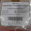 Barossa Design Plastic Shower Liner Clear - Premium PEVA Shower Curtain Liner with Rustproof Grommets and 3 Magnets, Waterproof Cute Lightweight Standard Size Bathroom Curtains - Clear