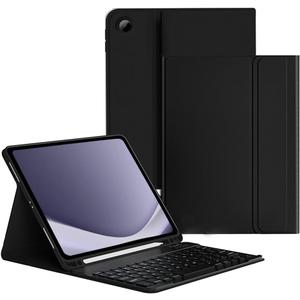 Keyboard Case Compatible for Galaxy Tab A9+/A9 Plus 11 Inch 2023, Wireless Bluetooth Keyboard Cover Compatible for Samsung Galaxy Tablet A9+ with Pencil Holder Model SM-X210/X216/X218 Black