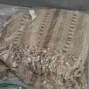 DII Braided Striped Decorative Throw Blanket, 50x60, Stone