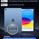 SPARIN Screen Protector for iPad A16 11 inch 11th/10th Generation 10.9 Inch (2025/2022), Tempered Glass with Auto Application Tray for iPad 11/10 Gen, Easy Installation, Case Friendly, 2 Pack