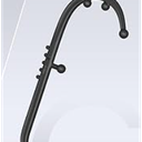 LiBa Trigger Point Massage Tool, Detachable Back Neck Shoulder Massager for Pain Relief, Manual Therapy Massage Cane Hook Stick with Massager Ball, Gift for Athlete, Desk worker, Chronic Pain Sufferer