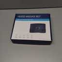 Cordless Heating Pad for Back Pain Relief, Heated Back Belt Abdomen Warmer Lumbar Support, Lumbar Massaager with Heat (Gray)