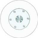 36" Glass Lazy Susan for Dining Table with 6 Rotating Wheels Table Top Centerpiece Kitchen Turntable Large Round Silent & Smooth Spin ( 36 Inch)