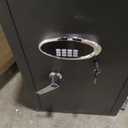 8.4 CuFt Heavy Duty Home Safe Box with Secure Digital Keypad, Key Lock, LCD Screen, Removable Shelf, and Sensor Light for Secure Storage of Documents, Valuables, and Business Use