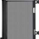 Colbabe 150" Retractable Baby Gates for Large Openings, Stairs, Hallways and Doorways, 34" Tall Extra Wide Dog Gates, Pet Gates, Indoor/Outdoor Use, Black