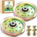 2 Pack 175820 Idler Pulley for Husqvarna 48 Inch Z4822 Z4824 Mower | Replaces 596481401 539107620 532175820 Pulley for Husqvarna 48 Inch GTH2548 YTH2448 YTH2148 YTH1848XP and Craftsman 42 Inch