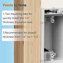 DVFR1W-1 Recessed Outlet Box, Recessed Electrical Box for Wall Mount TV, Outlet Mounting Box for New Construction&Retrofit Projects, Wall Outlet Box with Duplex & Decorator Style Covers,1-Gang