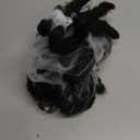 yosager Halloween Decor Electric Dropping Spider Upgrade 47in (Stretched Legs), Voice Activated Moving Hanging Spider with Red Eye & Spooky Sound, Large Scary Prop House Door Wall Window Yard Patio