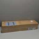 DEZ FURNISHINGS Cordless 2" Faux Wood Blind, 28" W x 72" H, Dark Oak