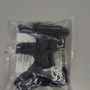 rabbitgoo Dog Harness No Pull with 2 Leash Clips, Adjustable Soft Padded, Reflective Oxford No Choke Pet Vest with Easy Control Handle for Medium Sized Dogs, Black, M