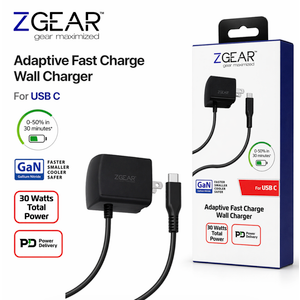 ZGEAR Adaptive Fast Charge Wall Charger