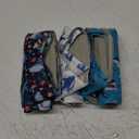 CuteBone Washable Dog Diapers Female No Tail Hole 3 Pack Reusable Doggie Period Training Pants for Docked-Tail Frenchie French Bulldog Boston Terrier Without Tail WWD25M, M