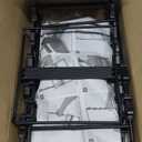 Chip Rack Display Stand, Potato Chip Rack Bag Holder with 28 Clips, 2 Row Chip Display Stand for Party, Black Retail Snack Display for Countertop, Store Concession Stand - 2025 Upgraded