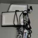 Onforu 100W Dusk to Dawn LED Outdoor Flood Light with Timer, 9000LM Adjustable Brightness Work Light, IP66 Waterproof Security Light with Plug for Yard 2 Pack