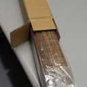 Cordless Bamboo Roman Shades for Windows, Blinds Size (26.5" W 48" H) Colour (Highfield Teak)