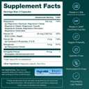 Magnesium Complex for Women & Men 500mg (7-in-1) with VIT D3 & B6-120 Ct, Exp 11/2028