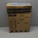 PRAKI Airtight Food Storage Containers Set with Lids - 24 PCS, BPA Free Kitchen and Pantry Organization, Plastic Leak-proof Canisters for Cereal Flour & Sugar - Labels & Marker (Black)