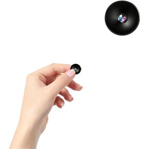 Hidden Camera with Audio/Video Small Spy WiFi Security Secret System Smart Home Indoor Wireless Outdoor Nanny Night Vision Motion Detection Baby Monitor Pet Doorbell Seguridad (1, black, mini)