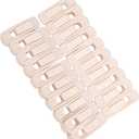 20pcs Skirt Hangers Clips Pants Hangers Drying Rack Clips Laundry for Clothing