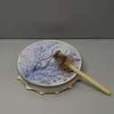 Shaman Drum Spirit Music Shamanic Drum with Rope Handles and Mallets, Multipurpose for Healing and Sound Healing (2)