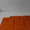 MIULEE Pack of 2 Decorative Outdoor Solid Waterproof Fall Throw Pillow Covers Faux Linen Garden Farmhouse Cushion Cases for Summer Patio Tent Balcony Couch Sofa 20x20 Inch Orange