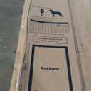 PetSafe Sliding Glass Pet Door - No-Cut DIY Install Doggy Door for Renters - Aluminum Frame - Adjustable Height 75 7/8" to 81" - Ideal for Medium Dogs Up to 40 lb - White