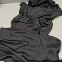 PRETTYGARDEN Women's Summer One Shoulder Long Formal Dresses Sleeveless Ruched Bodycon Wedding Guest Slit Maxi Dress medium