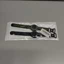 Waterproof Bracelet Compatible with AirTag for Kids (2 Pack), Protective Case GPS Tracker Holder for Child with Full Coverage Hidden Design, Soft Silicone Anti-Lost Wristband Cover for Toddler BGBY (Black Dark Grey+Black Yellow)