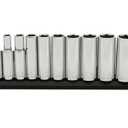 GEARWRENCH 11 Pc. 3/8" Drive 6 Pt. Deep Socket Set, SAE  80555