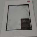 Gallery Solutions White and Black Custom Bevel Cut Double 11x14 8x10 Opening Picture Frame Mat, 8 inches x 10 inches