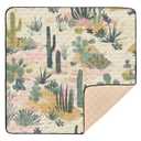 KICPOAY Baby Play Mat Tropical Cactus Desert Pink 50 x 50 Playpen Mat Baby Play Mats for Floor Play Gym Crawling Mat Non-Slip Cushioned Baby Playmat for Infants, Babies, Toddlers (multi 12)