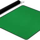 Mahjong Mat Anti Slip and Noise Reduction Table Cover for Mahjong Paigow Poker Dominos 32.6" x 32.6"(83cm x 83cm) Green