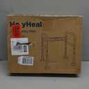 Toilet Safety Rails for Seniors, Adjustable Height & Width Toilet Rails, 350 lb Toilet Handles for Elderly and Disabled, Foldable Toilet Safety Frame, Toilet Bars Fit Any Toilets