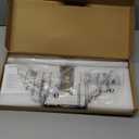 Battery Picture Light, 16 inch Wireless Picture Light for Painting with Remote,Full Metal Rechargeable Art Light,Wall Sconce Display Lighting for Portrait, Photo Frame,Gallery, (Chrome)