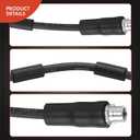 A-Premium Front Driver or Passenger Brake Hydraulic Hose Compatible with Select Volkswagen and Audi Models - Passat 2003-2004, A8 1997-1999, A8 Quattro 1997-2003, S8 2001-2003 - Replace# 8D0611721F