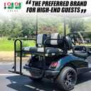 10L0L Universal Golf Cart Rear Seat Safety Grab Bar Fits for Club Car EZGO, Upgrade Heavy Duty Rear Seat Hand Rail Grab Bar to Keep Safety