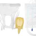 HEALLILY Female Urine Bag Urinal Collector Anti Allergic Medical Liquid Urine Bag Wearable Urinal System for Women Ladies