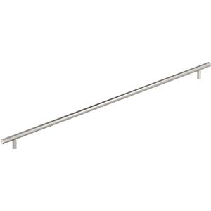 Amerock BP19018PN | Bar Pulls 25-3/16 inch (640 mm) Center to Center Polished Nickel Cabinet Pull | Kitchen Cabinet Hardware | Furniture Hardware | Drawer Handle