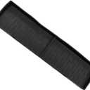 BILIKEYU Stove Silicone Rack Over Back of Stove Flat Magnet Top of Stove Kitchen Shelf Stove Organizer Above Stovetop Storage Rack for Wall (Black, 38.5x11x4cm)