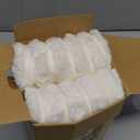 BEDELITE Fleece Throw Blanket for Couch - 300GSM Soft & Warm Fluffy Cream White Blanket, Decorative and Giftable Striped Blankets for Women, Men, 50"x60"