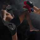 BEAST RAGE Boxing Gloves Muay Thai Kickboxing MMA Fight Bag Training Punch Hitting Workout Men Women Sparring Fitness Mitts Heavy Padded Martial Arts Sports (12 OZ, Matte Black)