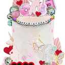 DiDida Music Singer Cake Topper for Music Fans, 5-Piece Set, Perfect for Concert-Themed Cake Decoration